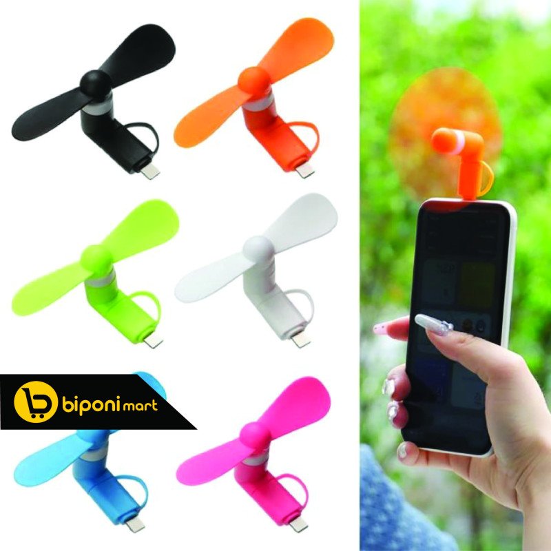 USB Mini Fan with Small 2 Blade type C